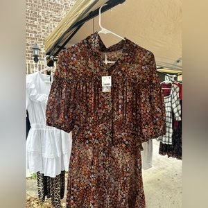 NWT free people Bonnie midi dress